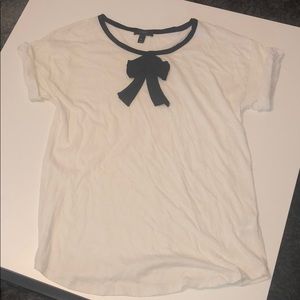 White J. Crew semi formal t-shirt